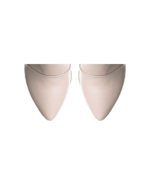 The 5Th Element Gray Neutrals Rock The City Lilac Leather High Boots