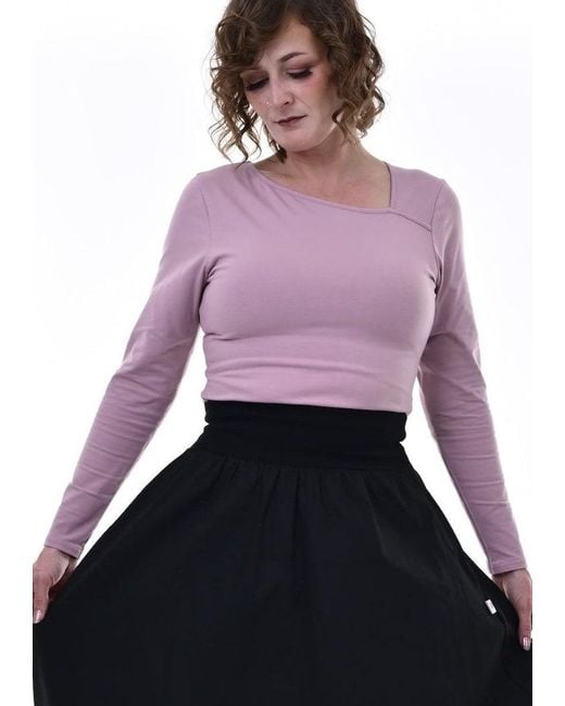 Frock Tales Purple Avalon Asymmetric Top