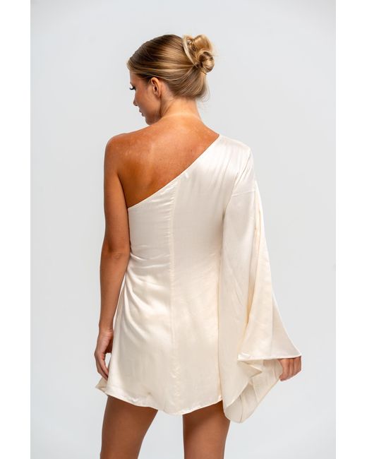 The Ethos Studio Gray Gaia Top/Mini Dress