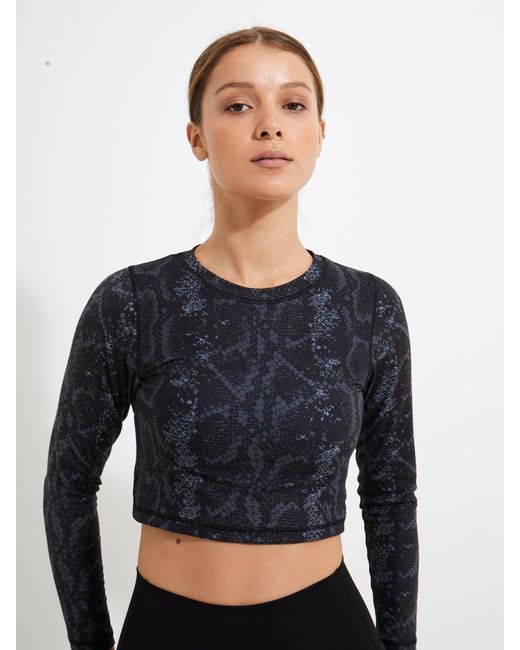 Lula-Ru Blue Long Sleeve Top