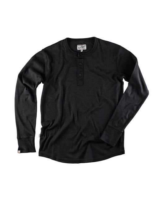&SONS Trading Co Black The New Elder Henley Shirt for men
