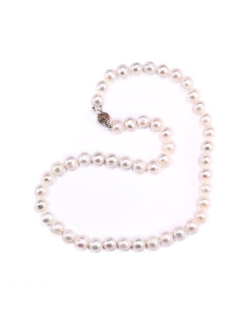 Mineralgems•Studio White Classic Pearl Neacklace