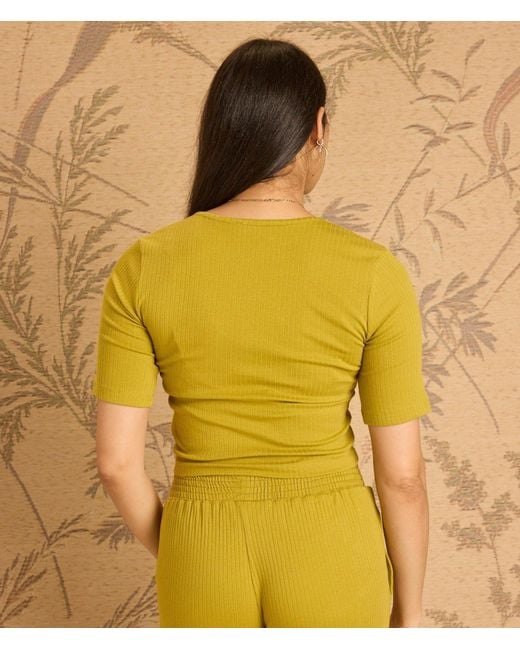 Known Supply Yellow Vixen Top