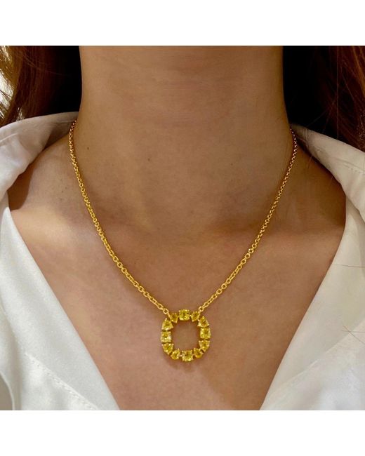 Juvetti Red Glorie Necklace Set With Ruby