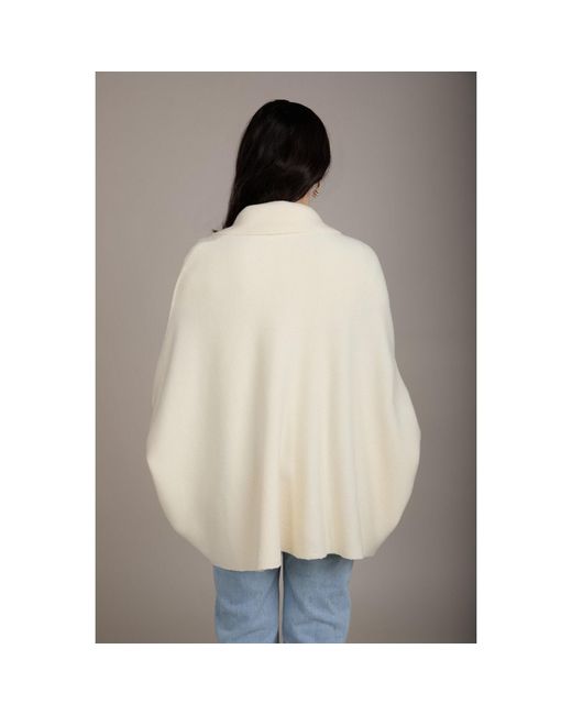 Saachi Natural Open Front Oversize Ivory Cardigan