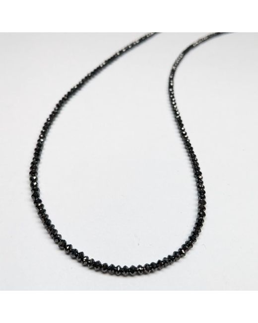 Rahul's Jewels Brown 16" Genuine Diamond Strand Necklace