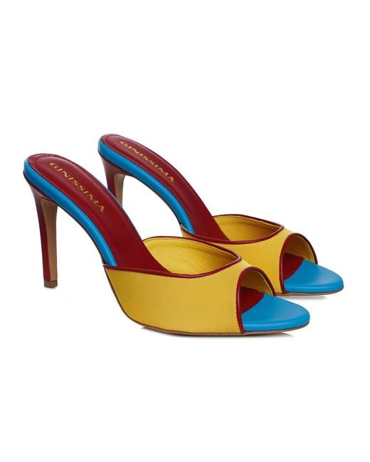 Ginissima Blue Vicky Heeled Sandals