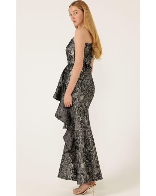 SACHA DRAKE Gray Tyra Gown