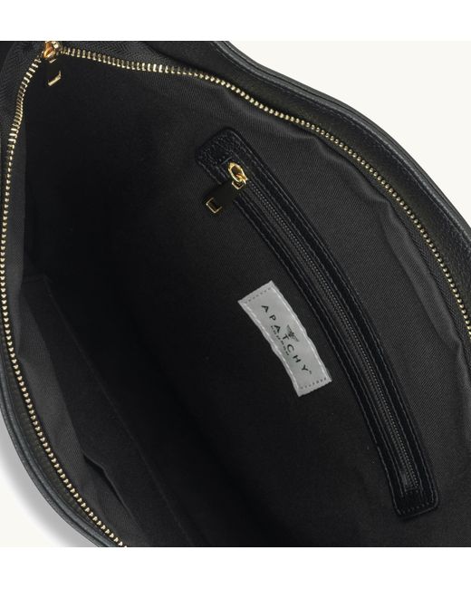 Apatchy London Black The Emma Leather Bag