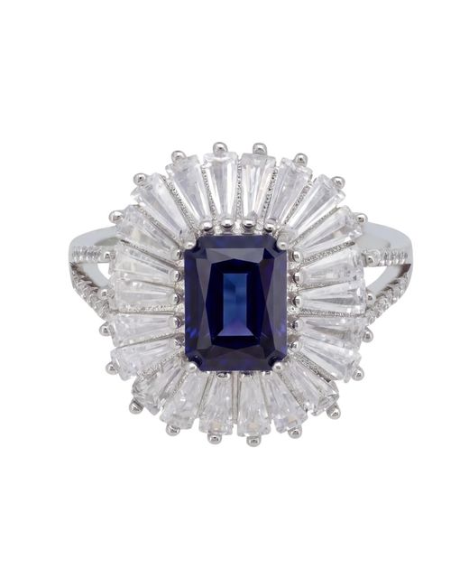 Latelita London Metallic Countess Cocktail Ring Sapphire