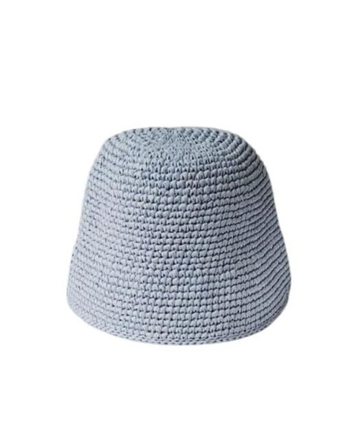 Springmoonatelier Blue Light Raffia Special Summer Hat