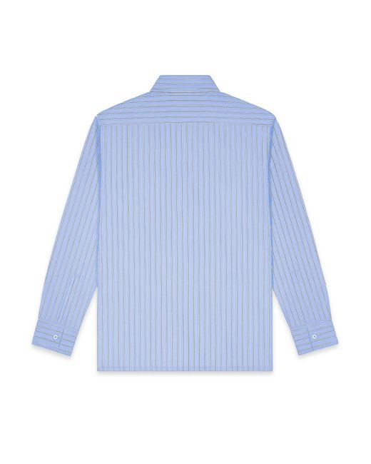 Éclectique Blue Striped Casual Shirt for men