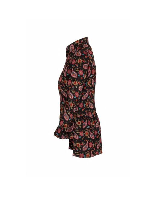 At Last Brown Soho Shirt Paisley
