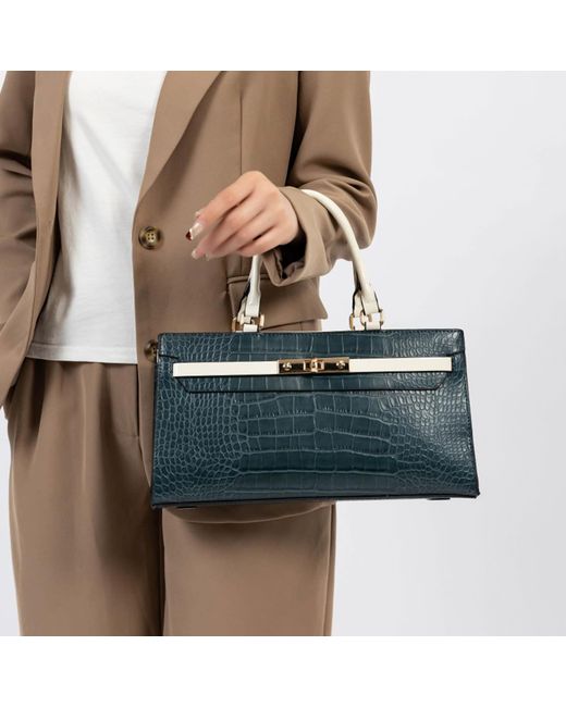 Mkf Collection - J'omor Blue Colby Satchel Bag