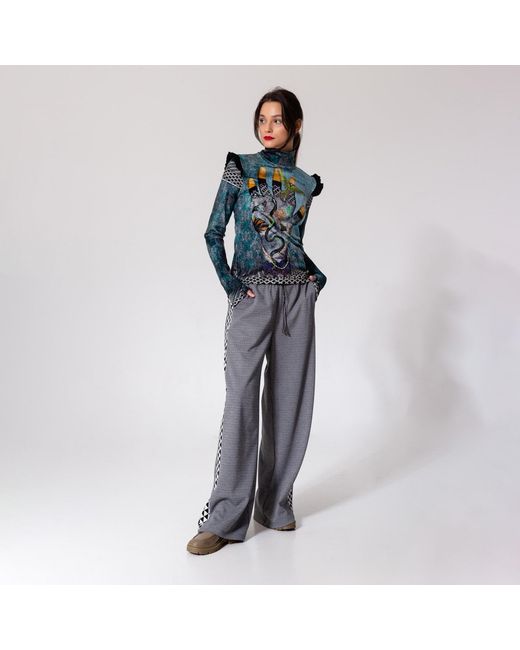 ARTISTA Blue Fortune Hide Top