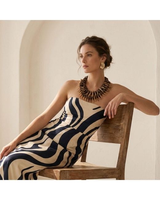 Jaredjamin Metallic Pergola Perfection Statement Necklace