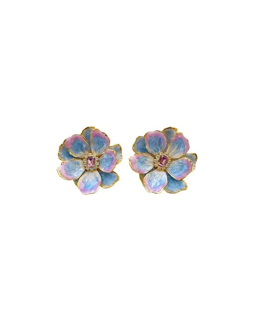 The Pink Reef Blue Jewel Box Florals