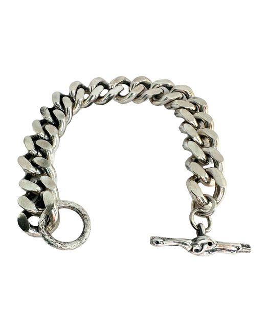 Tg-Jewellery by Tamara Gervasio Metallic Celtic Dog Curb Chain Bracelet for men