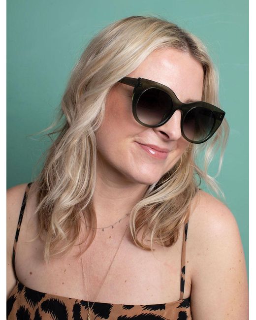ZOË DE PASS EYEWEAR Green Lily Forest