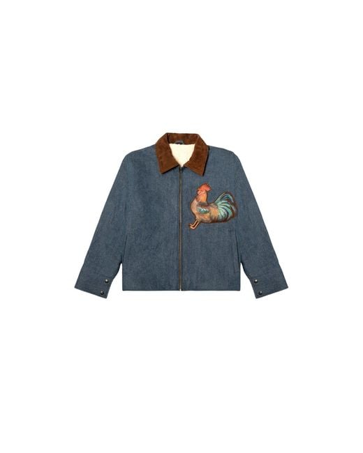 Collected Xx Blue Rooster Denim Work Jacket for men