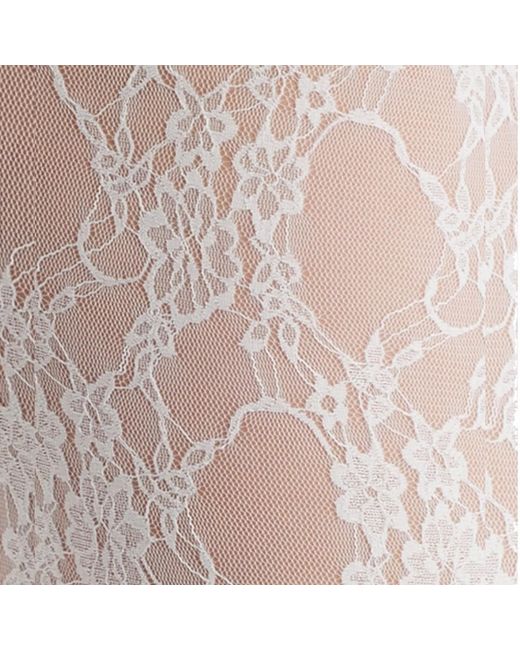 HIGH HEEL JUNGLE by KATHRYN EISMAN Natural Femme Lace Premium Tights