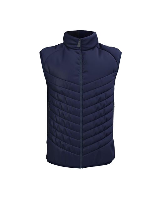 NUMBAT Blue Thermal Gilet for men