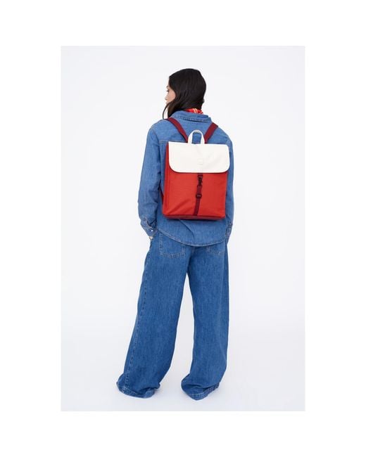 Lefrik Red Handy Mini Backpack Cherry Block