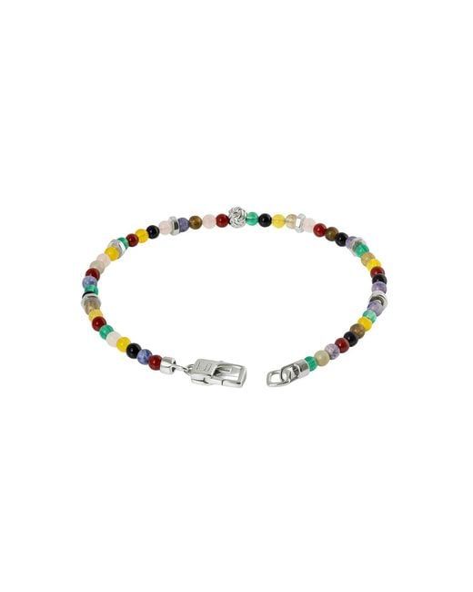 Tateossian Metallic Nodo Semi-Precious Bracelet for men
