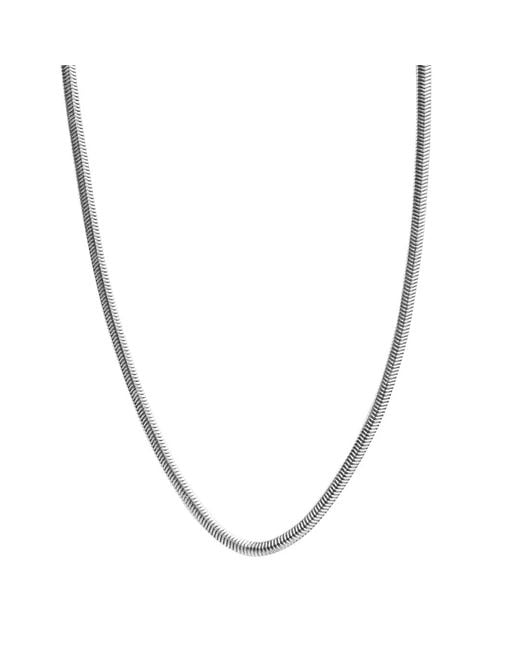 FV Jewellery Metallic Steel Me Snake Chain
