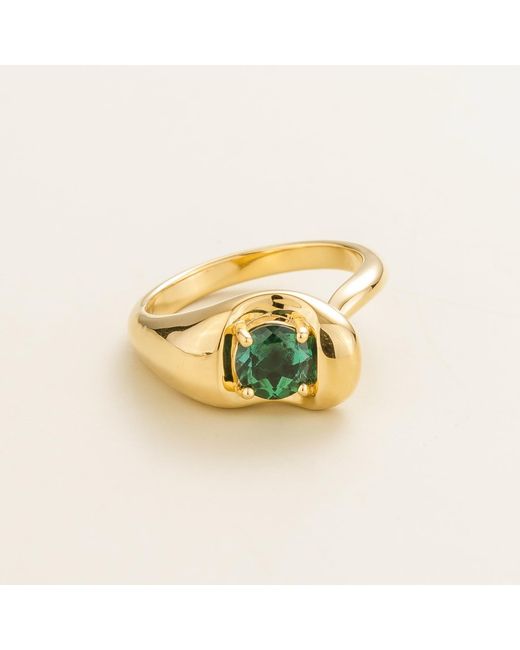 Juvetti Metallic Fava Ring