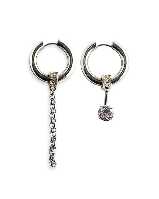Kirei Metallic Frost Earrings – Stainless Steel & Cubic Zirconia