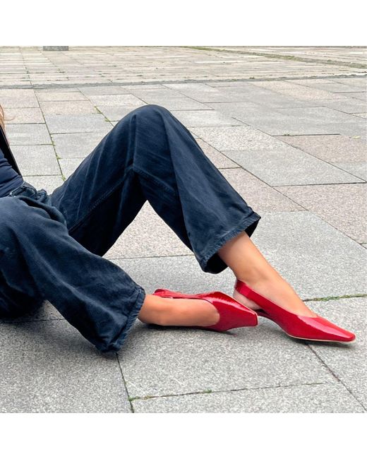 Notabene Red Eleonora Slingback, Patent