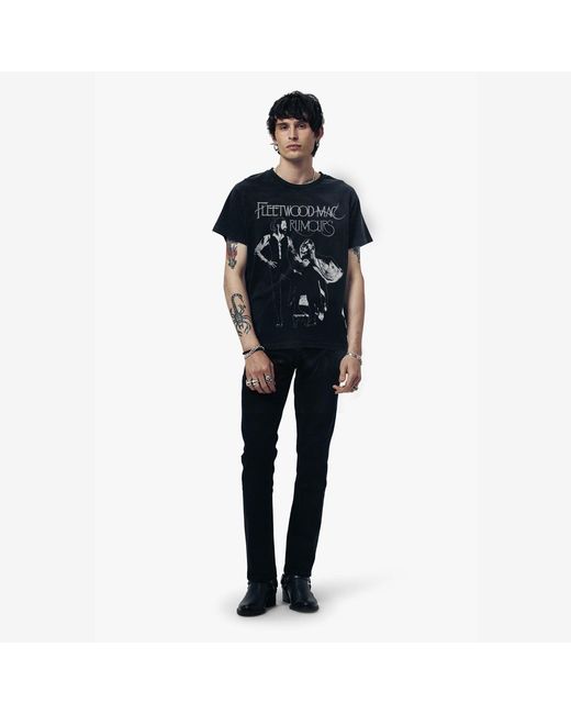 Other Uk Black Fleetwood Mac Rumours Vintage T-Shirt for men
