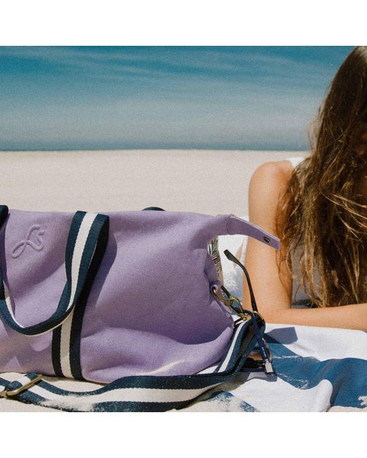 Fenella Smith Purple Lilac Bodhi Explorer Duffle Bag