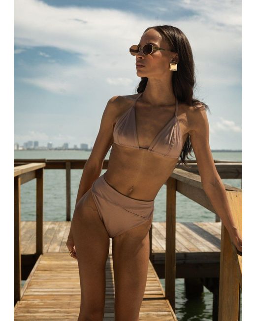 Khonsu Swim Gray Raw Top