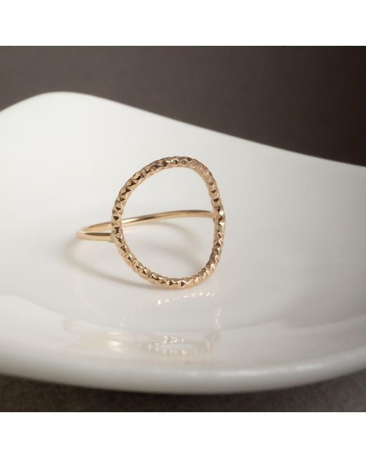 Kate Koel Metallic Karma Circle Ring