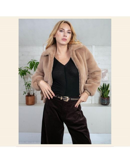 Nooki Design Brown Claudia Barrel Leg Jeans