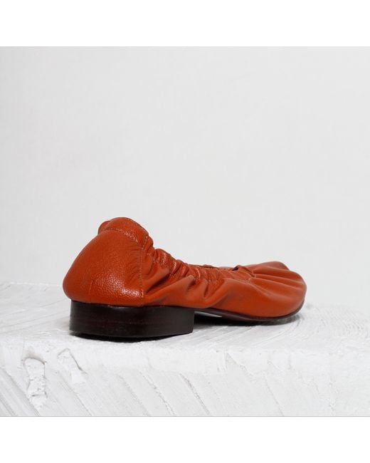 Mafalda Orange Tete Caramel Ballet Flats