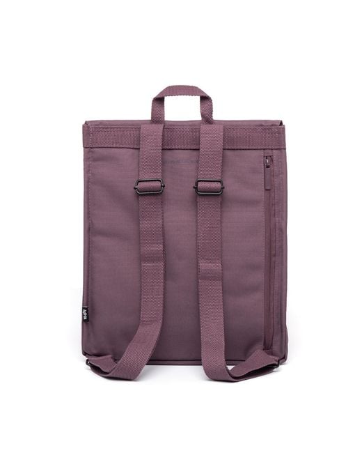 Lefrik Purple Handy Mini Backpack Stripes