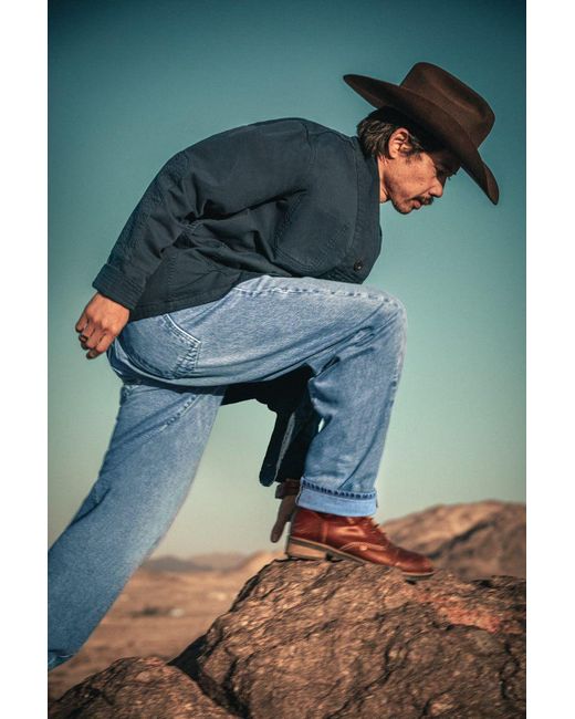 &SONS Trading Co Blue Switchback Jean Washed for men