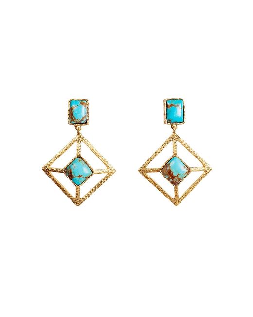 Christina Greene Metallic Milox Earring