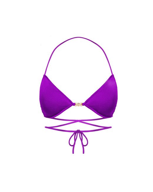 Cherina Beachwear Llc Purple Seinna Bikini Top