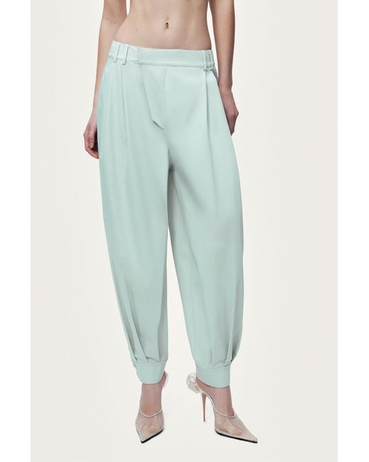 Nocturne Green Draped Harem Trousers