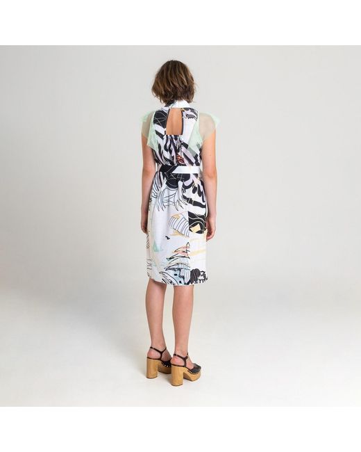 ARTISTA White Bath Mint Dress