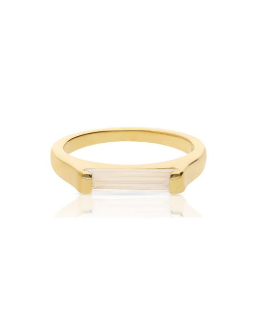 Preeti Sandhu Metallic 14K Plated Slim Stacking Ring