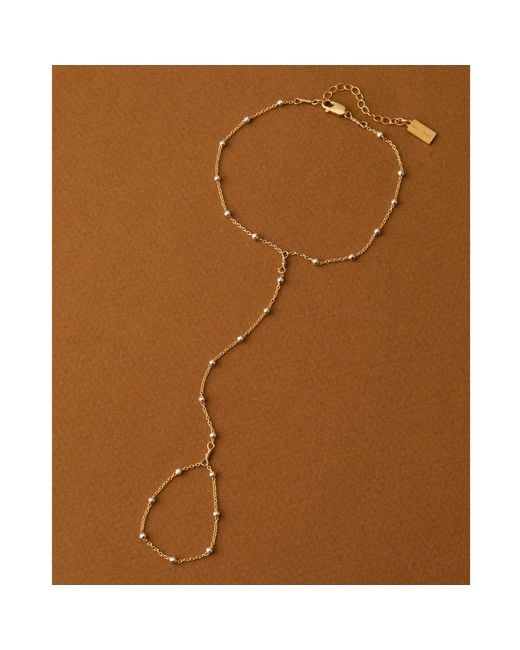 SET & STONES White Austen Hand Chain