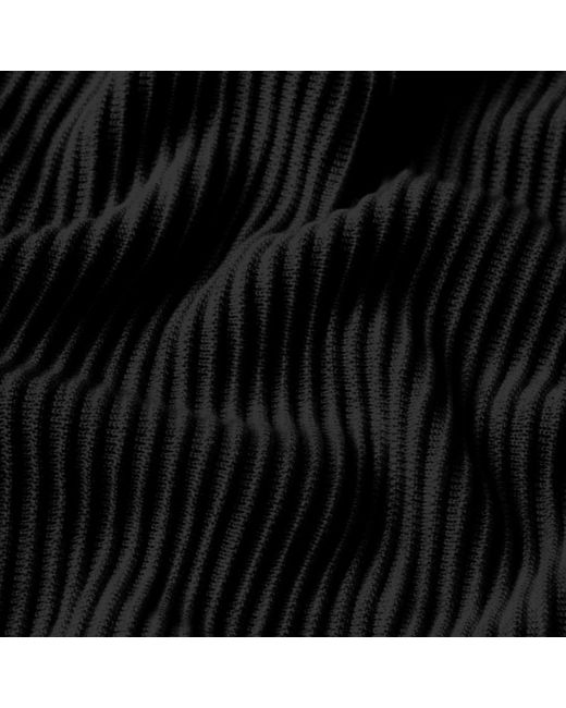 Weston Jon Boucher Black Dune Ottoman Knit Luxury Hoodie With Silk & Wool for men