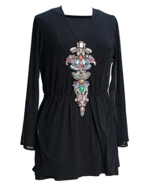 Saniya Khan Black Shehzadi Tunic