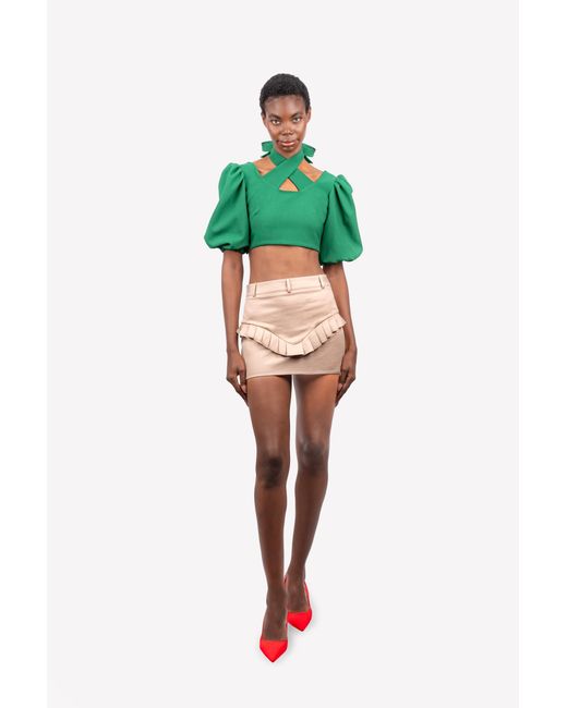 GUILLAUME ALEXANDRE Pink Karen Mini Skirt