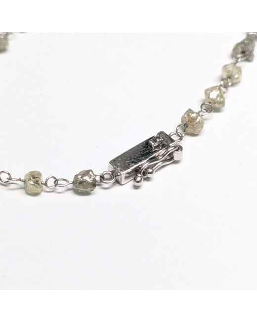 Rahul's Jewels Metallic 7 Genuine Diamond Rough Bracelet
